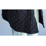 cambioprcaribe Cardigans One Size / Black Basic Black Polka Dot Cardigan