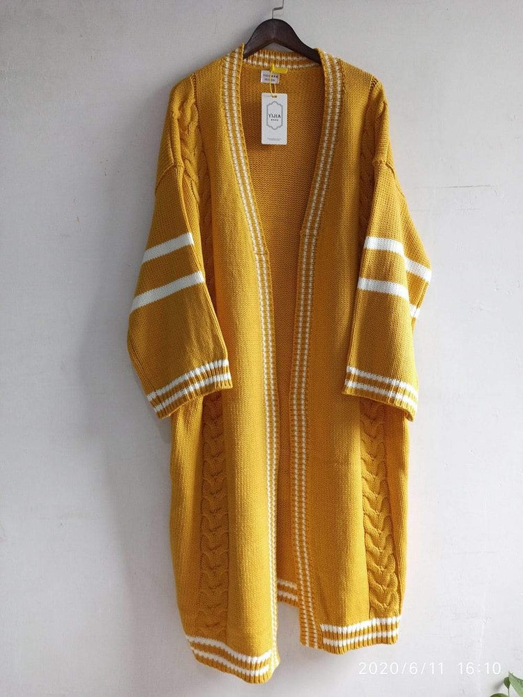 cambioprcaribe Cardigans Oversized Cable Knit Cardigan