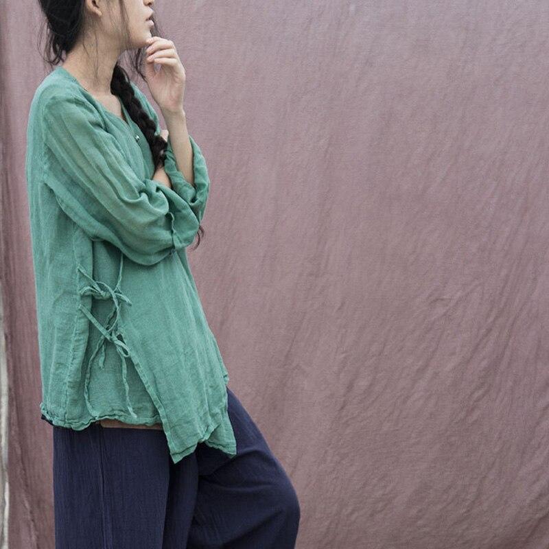 Vintage Green Wrap Cardigan Blouse