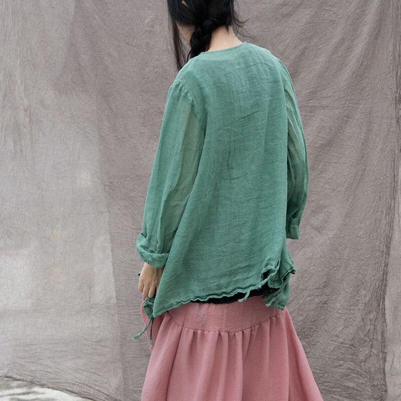 Vintage Green Wrap Cardigan Blouse