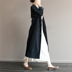 cambioprcaribe Casual Chic Corduroy Trench Coat