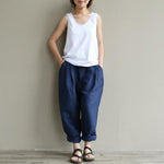 cambioprcaribe Casual Literary Roll-up Trousers  | Zen