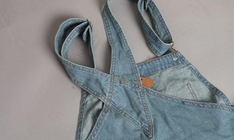 cambioprcaribe Casual Loose Denim Overalls