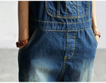 cambioprcaribe Casual Loose Denim Overalls