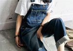 cambioprcaribe Casual Loose Denim Overalls