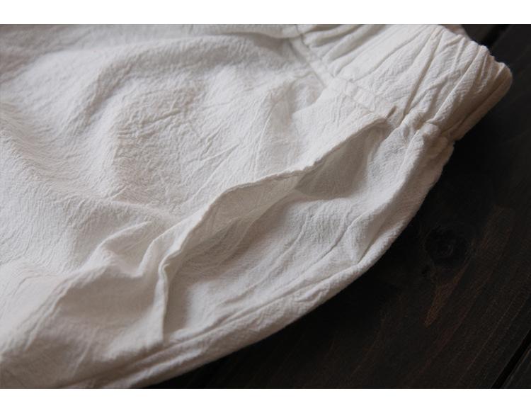 Cotton & Linen Pleated Pants | Zen
