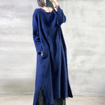 cambioprcaribe Dress Blue / One Size Vibrant Long Sleeve Maxi Dress  | Zen