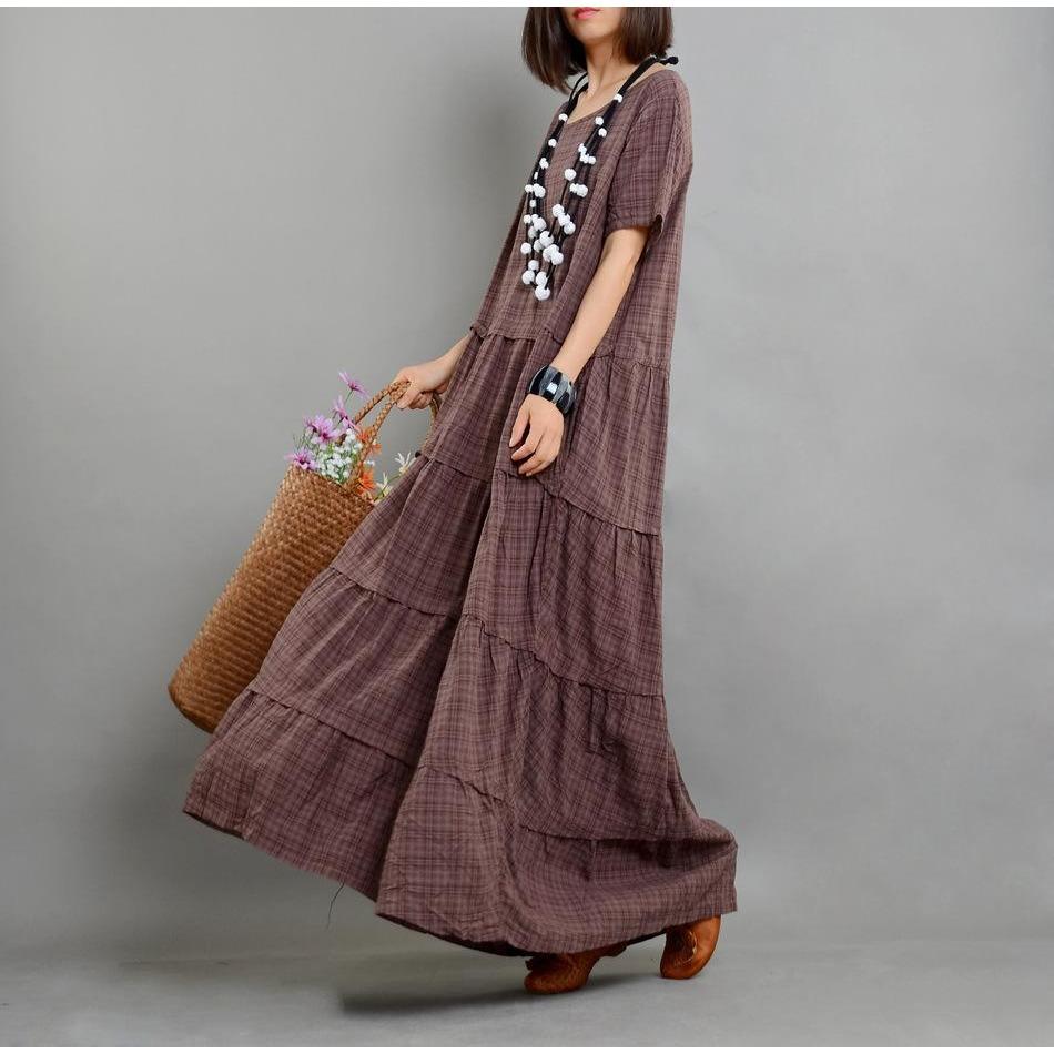 Loose Cotton and Linen Dress | Nirvana