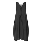 cambioprcaribe Dress Casual V-neck Sleeveless Midi Dress