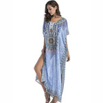 cambioprcaribe Dress Chiffon Bohemian Beach Maxi Dress