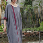 cambioprcaribe Dress Cotton Linen Asymmetrical Midi Dress | Lotus