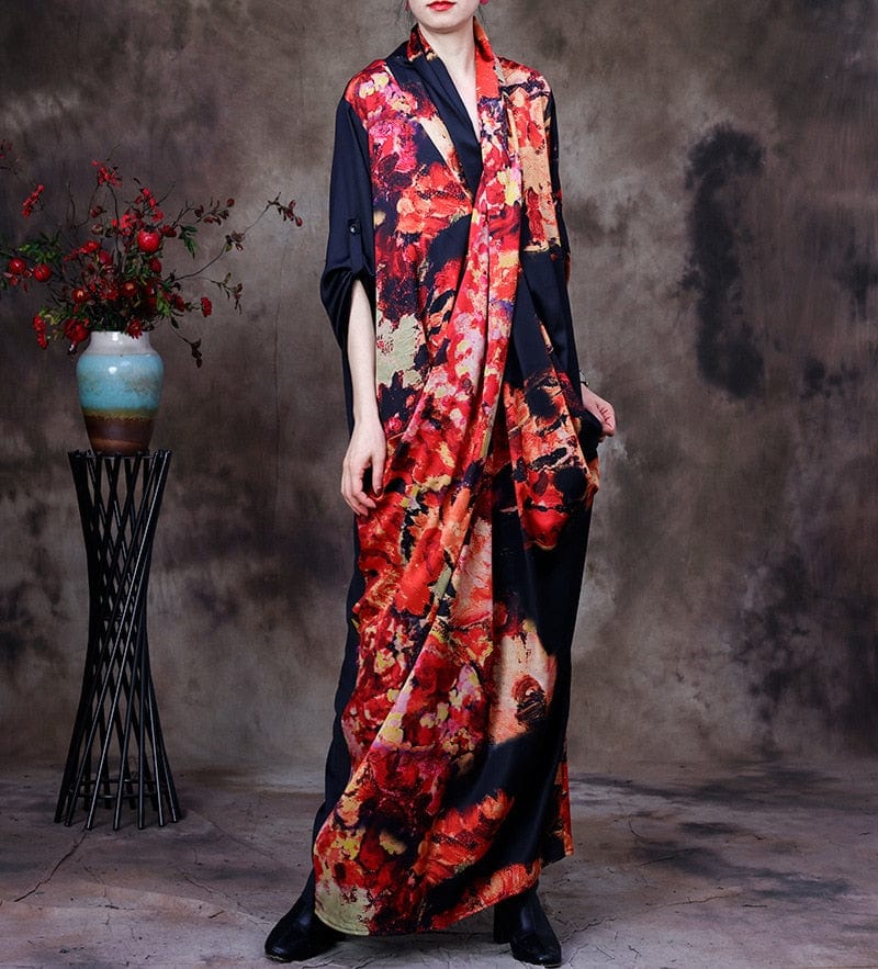 cambioprcaribe Dress Figure 1 / One Size Eleganza Floral Dress | Nirvana