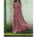 cambioprcaribe Dress Floral Bohemian Hippie Dress