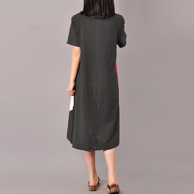 cambioprcaribe Dress Geometric Vintage Plus Size Dress