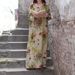Oversized Floral Maxi Dress | Zen