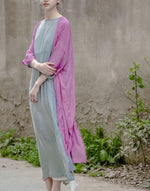 cambioprcaribe Dress Loose Plus Size Silk Dress | Lotus