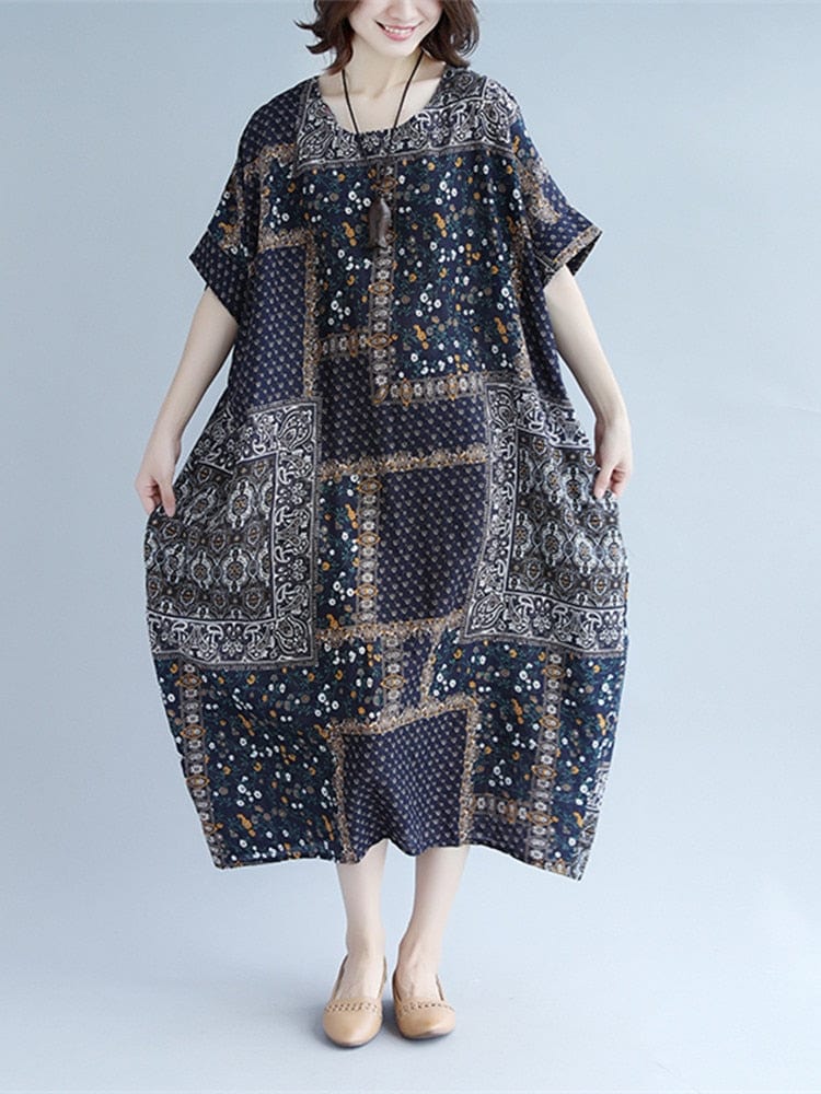 cambioprcaribe Dress Multi / One Size Tribal Art Maxi Dress