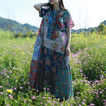 cambioprcaribe Dress Multicolor Random Patchwork Hippie Dress