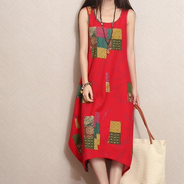 Patchwork Lily Hippie Dress