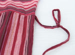 Red Stripes Cotton Maxi Dress | Lotus