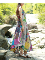 Sweet Dreams Patchwork Hippie Dress