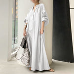 cambioprcaribe Dress white / S Bohemian Vintage Maxi Dress