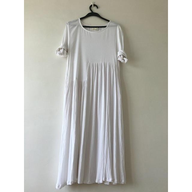 cambioprcaribe Dress White / S Oversized Long Hippie Dresses