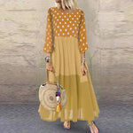 cambioprcaribe Dress Yellow/Long Sleeve / S Bella Vita Boho Chic Dress