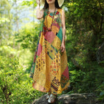 Sweet Dreams Patchwork Hippie Dress