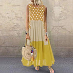cambioprcaribe Dress Yellow/Sleeveless / S Bella Vita Boho Chic Dress