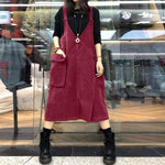 cambioprcaribe Dresses Burgundy / XXXL Street Aesthetics Overall Dress