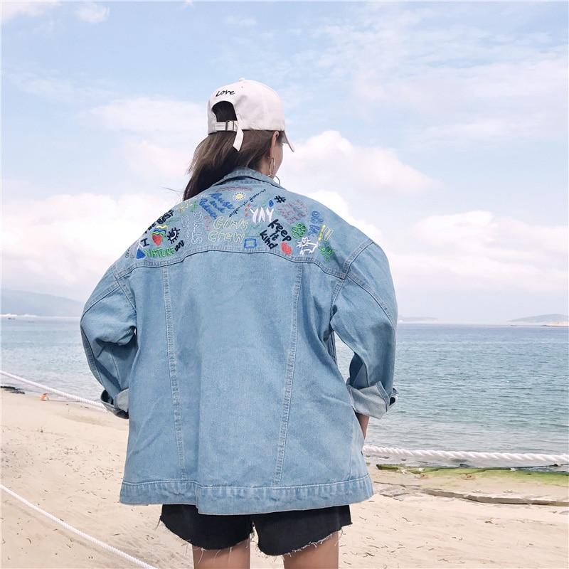 cambioprcaribe Embroidered Denim Jacket