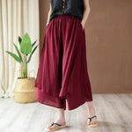 cambioprcaribe Flowy 3/4 Length Palazzo Pants | Zen