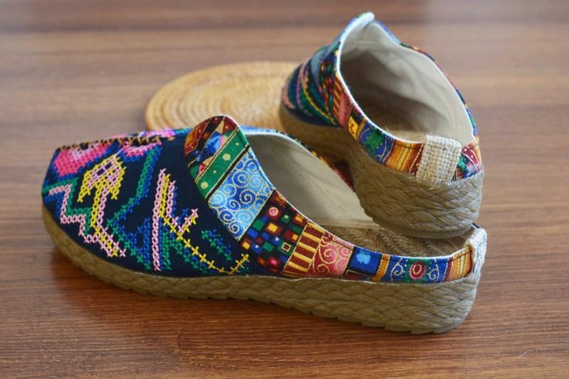 cambioprcaribe Geometric Colorful Cotton Shoes