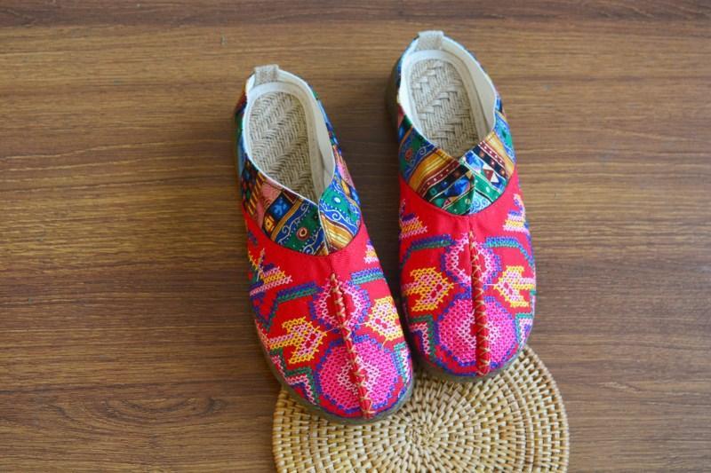 cambioprcaribe Geometric Colorful Cotton Shoes