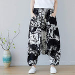 cambioprcaribe Harem Pants Abstract Art Inspired Harem Pants