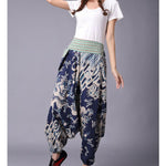 cambioprcaribe Harem Pants Blue / One Size Dragon Harem Pants