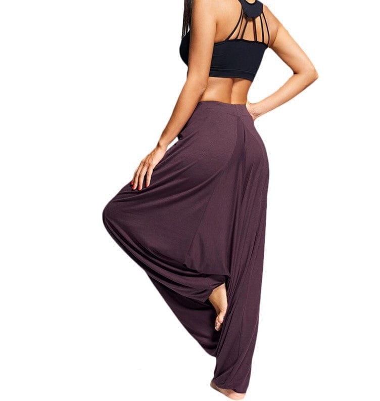 cambioprcaribe Harem Pants High Waist Drawstring Harem Pants