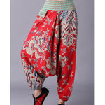 cambioprcaribe Harem Pants Red / One Size Dragon Harem Pants