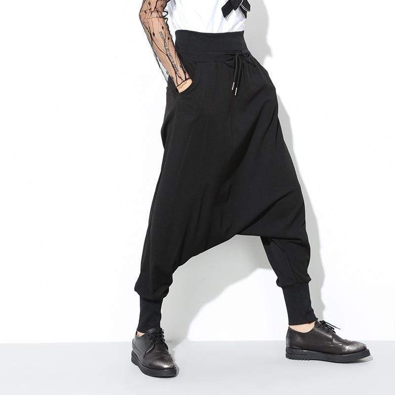 Street State Black Harem Pants