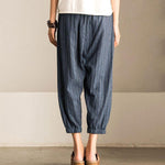 cambioprcaribe Harem Pants Striped Plus Size Vintage Pants  | Zen