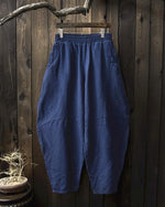 Zen Cotton Linen Wide Leg Harem Pants  | Zen