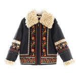 cambioprcaribe Jackets Enchanting Floral Embroidered Jacket | Mandala