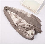 cambioprcaribe khaki Oversized Soft Tie Dye Shawls