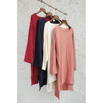 Long Sleeves Asymmetrical Cotton Shirt  | Zen