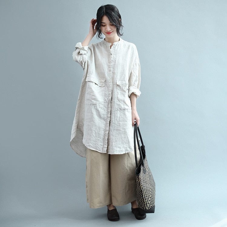 cambioprcaribe Minimalist Oversized Blouse