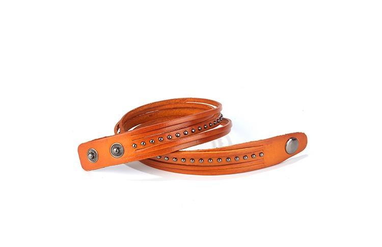 cambioprcaribe Multi Layered Leather Bracelet