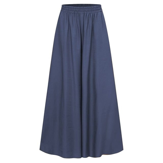 cambioprcaribe Navy / M Serena High Waist Palazzo Pants