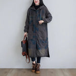 cambioprcaribe Navy / One Size Patchwork Padded Parka