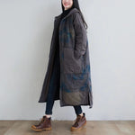 cambioprcaribe Navy / One Size Patchwork Padded Parka